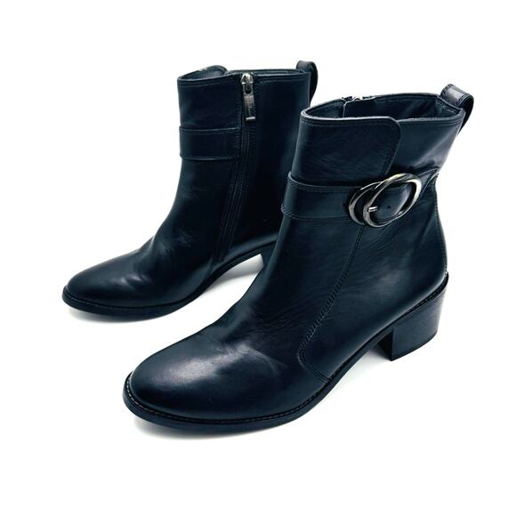 Paul Green Black Vanessa Buckled Chelsea boots UK 5.5 / US 8 - Picture 9 of 15